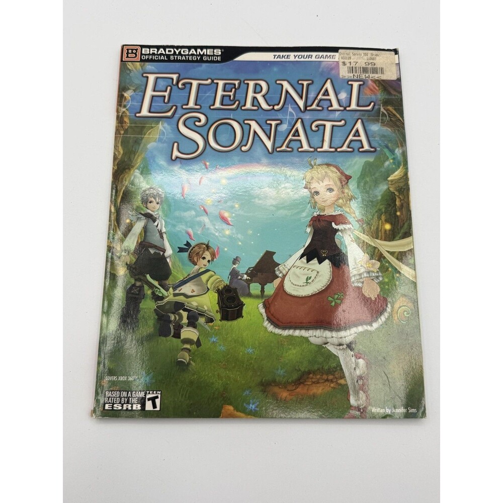 Eternal Sonata BradyGames Official Strategy Guide Book Xbox 360 RPG Glossy